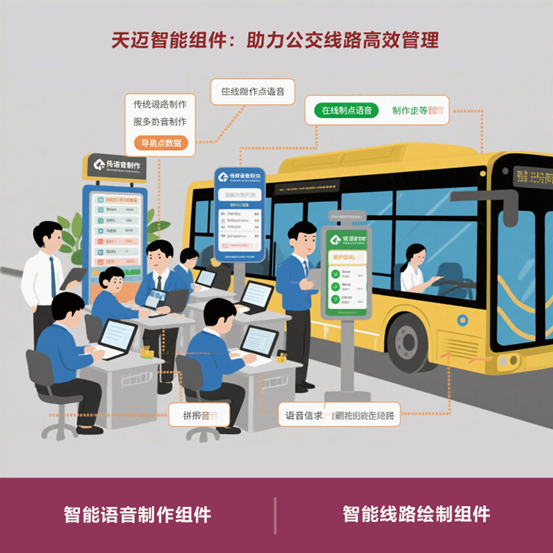 天迈智能组件:终结线路语音、画线难题